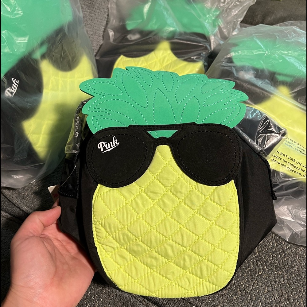 Pink lunch bag